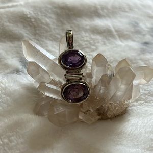 Amethyst & Sterling Pendant
